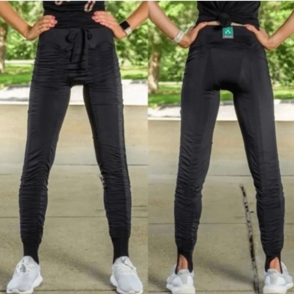 AGOGIE +20 Wearable Resistance Compression Weighted Workout Pant Legging Large